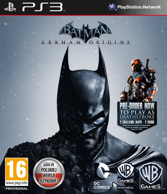   Batman Arkham Origins + DLC [PL] (PS3)